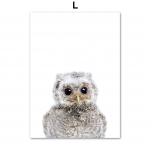 Kaelkirjak J&auml;nes Rebane L&otilde;vi Leopard Sebra Elevant Plakat Lasteaia Seina Kunst Print L&otilde;uendimaal Kaasaegne Beebi Lapsed Magamistoa sisekujundus A4 21X30cm No Framed