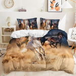 3D loomade mustriga kodu voodipesu komplekt Hobuse v&otilde;i lamba tekikate poiste toa voodipesu komplekt DE135 * 200 t&auml;issuuruses &uuml;he-/kaheinimesevoodiga pehme kodukaunistus Baby 100x135cm