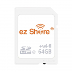 EZ share SD Card Wireless WiFi Share Card Flash Card Class 10 64GB valge
