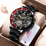 AILANG uued kellad veekindlad multifunktsionaalsed automaatsed mehaanilised k&auml;ekellad Water Ghost meeste k&auml;ekellad