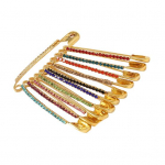 Rhinestone Turvaprossid Kampsun Sall Klambrid Pross Pins Naised T&uuml;drukud B kuldne