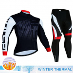 Talvine termofliisist jalgrattas&auml;rk, meeste Mtb riided, meeste 2023. aasta pluus, rattariided, t&auml;ielik Tricuta rinnat&uuml;kk Maillot komplekt S