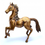 Brass Running Horse Showpiece 30,48 cm