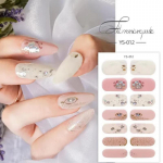 1 leht S&auml;delevad litrid K&uuml;&uuml;nelakk Kleebis Roosi Kleebised Manik&uuml;&uuml;r T&auml;iskatte kleebis DIY Kleepuv k&uuml;&uuml;nekunsti kaunistus