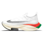 Nike Air Zoom Alphafly Next% Keenia Unisex Tossud Valge &Otilde;nnelik-Roheline T&scaron;iili-Punane DD8877-101 38.5 white