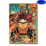 Vintage Anime plakatid Seinakunst Decor Death Note/Deemon Slayer/Jujutsu Kaisen Manga plakat Kodukaunistus Kunst Maaling Kingitused 30x21cm