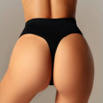 Naiste seksikad laia v&ouml;&ouml;ga rihmad, keskmise k&otilde;rgusega &otilde;mblusteta bikiinp&uuml;ksid Naiste spordip&uuml;ksid Seksikad G-stringid 2XL