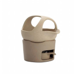 Keraamiline viirukip&otilde;leti J&auml;mekeraamika aroomip&otilde;leti Kung Fu eeterliku &otilde;li lambi k&uuml;&uuml;nlahoidja teetseremoonia kodukaunistus 1PCS beež