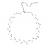 Naiste hargnenud Faux Pearl Beaded Choker kaelakee peo ehte kingitus