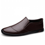 Ehtsast nahast moodsad vabaajajalatsid Meeste vabaaja lamedad jalan&otilde;ud Meeste nahast pehmed kingad Meeste jalan&otilde;ud 38 must