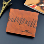 Vintage disainiga meeste l&uuml;hikesed rahakotid Kunstnahast bifold rahakott Visiitkaardihoidja M&uuml;ndikott 12*9.8*2.3cm