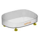 Kerge luksuslik meik-parf&uuml;&uuml;mi t&ouml;&ouml;laua korrastaja kummuti t&ouml;&ouml;lauale m&otilde;eldud kosmeetika kandik Multifunktsionaalne puuviljade serveerimisalus Vannitoa tualettlaud