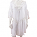 Klassikaline kattekleit, lendav &auml;&auml;ris, vabalt istuv, hingav &otilde;&otilde;nes vaba vabaaja bikiinid, rannariided aprikoosi