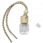 5 ml praktiline t&uuml;hi kaasaskantav k&otilde;rge parf&uuml;&uuml;mipudel Puidust vastupidav kaas, t&uuml;hi autosse rippuv parf&uuml;&uuml;mipudel