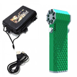 K&auml;sitsi hoitav harjadeta mootoriga reaktiivventilaator 110 000 p/min turboventilaator 180 W suure v&otilde;imsusega tolmupuhur suru&otilde;hk roheline