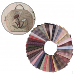 50 t&uuml;kki Eell&otilde;igatud kangast ruudud Teppimispleediga lumehelves isetegemise &otilde;mblemiseks