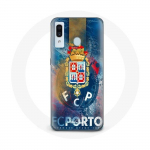 Samsung Galaxy A20 &uuml;mbris fcp porto sinise taustaga must