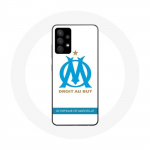 Coque pour Samsung Galaxy A13 4G / A13 4G Lite Olympique de Marseille Logo Fond Blanc