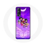 Coque pour Vivo Y72 BTS TinyTAN Animation Affiche RM Jin Suga J-Hope Jimin Jungkook Et V Zero O&rsquo;Clock must