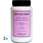 Spa Factory Elegant Himalayan Pink Salt Aroma Mineral Powder Bubble Bath Salt Lemon, 400g, 2 pieces
