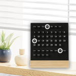 Calendar Desktop Ornaments Manual Ferrule Puit Akr&uuml;&uuml;l Decor Mini kirjutuslaud kodupoele valge