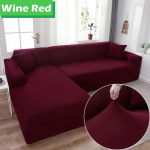Elutoa elastne diivani kate 1/2/3/4-kohaline L-kujuline nurgadiivani kate Chaise Longue veniv kate diivandiivani tugitoolile 3 Seater 190-230cm