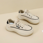 Naiste platvormiga tossud libisemisvastased mugavad PU-nahast vabaaja jooksujalatsid Hingavad tursked n&ouml;&ouml;riga tossud tennisespordijalatsid naistele 35