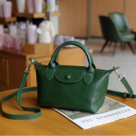 Mini ehtsast nahast naiste &otilde;lakotid Lehma nahast rahakott Crossbody kott Vintage v&auml;ike k&auml;ekott Pelmeenide kotid tumeroheline v&auml;rv