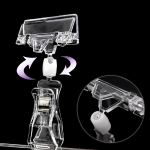 20 Pieces Merchandise Sign Clips Double Head Price Display Holder Clip on Tag Stand