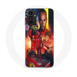 Coque Maniacase pour Samsung Galaxy A13 5G Lewis Hamilton Scuderia Ferrari F1 officiel