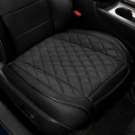 car seat Cover Cowhide Genuine Leather Front Bottom Drive Seat Cushion Covers,Waterproof,Real Cow Leather,Anti-Slip, Storage Bags,Universal Fit 90% size M must