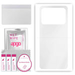 apgo Ultra Clear Protective Skin Sticker for the back compatible with Xiaomi Mi 11 Ultra, Wrap Film, Hydrogel Film, Flexible, Soft TPU with positioni