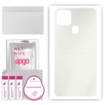 apgo MATTE Protective Skin Sticker for the back compatible with Oukitel C22, Wrap Film, Hydrogel Film, Flexible, Soft TPU with positioning layer easy
