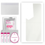 apgo MATTE Protective Skin Sticker for the back compatible with Tecno Pova 4 Pro, Wrap Film, Hydrogel Film, Flexible, Soft TPU with positioning layer