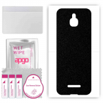 apgo Protective Skin Sticker for the back compatible with Nokia 8000 4G, Wrap Film, Foil, Vinyl - Pattern Matte Black
