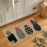 1tk Puuviljaprint Pehme k&ouml;&ouml;givaip V&auml;simusvastane K&ouml;&ouml;givaip Veekindel libisemisvastane Vaibade Komplekt Jooksuvaiba Voodivaiba imav vaip k&ouml;&ouml;gi jaoks 40*60cm