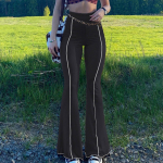 Naiste moes k&otilde;rge v&ouml;&ouml;kohaga laienevad p&uuml;ksid vabaaja &uuml;hev&auml;rvilised p&uuml;ksid L must