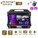 9  autoraadio 2+32GB KIA Sportage 3 jaoks 2010-2016 WIFI 2 DIN-Android Auto-Carplay-Gps