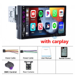 REAKOSOUND 1 Din Universaalne CarPlay Android-Auto Autoraadio Stereo MP5 Mp3 M&auml;ngija 7-tolline Autoraadio Volkswageni Nissani Toyota jaoks