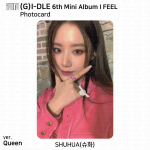 (G)I-DLE G-IDLE IDLE 6. minialbum I Feel Photocard Polaroid ID-kaart MIYEON Shuhua - Photocard (Q)