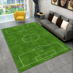 3D-jalgpalliv&auml;ljaku koomiksiv&auml;ljaku vaip, elutoa diivani vaibavaip, m&auml;ngutoa uksematt, libisemiskindel lapse p&otilde;randamatt 100x120cm(39x47in)