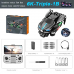 Originaal V186 Pro Drone Professionaalne harjadeta mootor 8K Triple HD Aerofotograafia takistuste v&auml;ltimine RC Quadrotor Dron UAV 6K 1 battery must