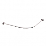 L-kujuline du&scaron;ikardinapuu roostevabast terasest teleskoop reguleeritav nurgavarras vannitoavann 90 kraadi must M