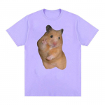 Armas Rahu Hamster Naljakas Meem T-s&auml;rk Meeste Naiste Retro Mood L&uuml;hikeste Varrukatega T-s&auml;rgid Topid Vabaaja 100% Puuvill &Uuml;lisuur T-s&auml;rk S must