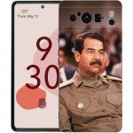 Saddam Husseini Iraagi lipp Google Pixel 8 7 6 Pro 6A 5G mustale telefoni&uuml;mbrisele, pehmele p&otilde;rutuskindlale tagakaanele, silikoonist TPU kestaga. Pixel 7