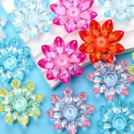 Kodused peotarbed 31 mm lahtised helmed l&auml;bipaistvad mood DIY ehted aksessuaarid lootoselill k&auml;ev&otilde;ru k&otilde;rvar&otilde;nga jaoks akr&uuml;&uuml;lkristalli valmistamine 40pcs mitmev&auml;rviline