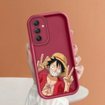 Pehme silikoonist ruudukujulise redeliga printimismustriga telefoni korpus T&auml;iskaanega kaamera p&otilde;rutuskindel kaitse kummist &uuml;mbris Samsungile Samsung F22 pruun