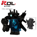 KDL826 Ehitusplokid Titan TV Mees V&auml;lk WC Lennumonitor Hiiglaslikud Mini Inimesed Figuurid Tellised M&auml;nguasjad lastele