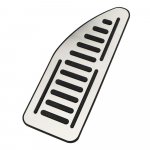 AT autopedaalid Fiat 500x 500 X 2014-2021 jaoks Jeep Compassi 2017-2020 Renegade 2015-2021 gaasipiduri tugijala pedaali kate Rest Pedal