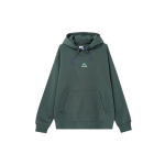 Nike &uuml;hev&auml;rviline logo tikitud fliisist kapuutsiga pusa unisex top roheline DH3088-338 L gray